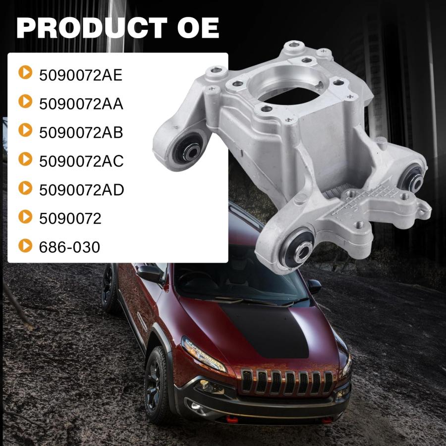 【並行輸入品】DOLKSN 5090072AE リア右サスペンション ステアリングナックル 2014 2018 ジープ チェロキー L4 V6の画像