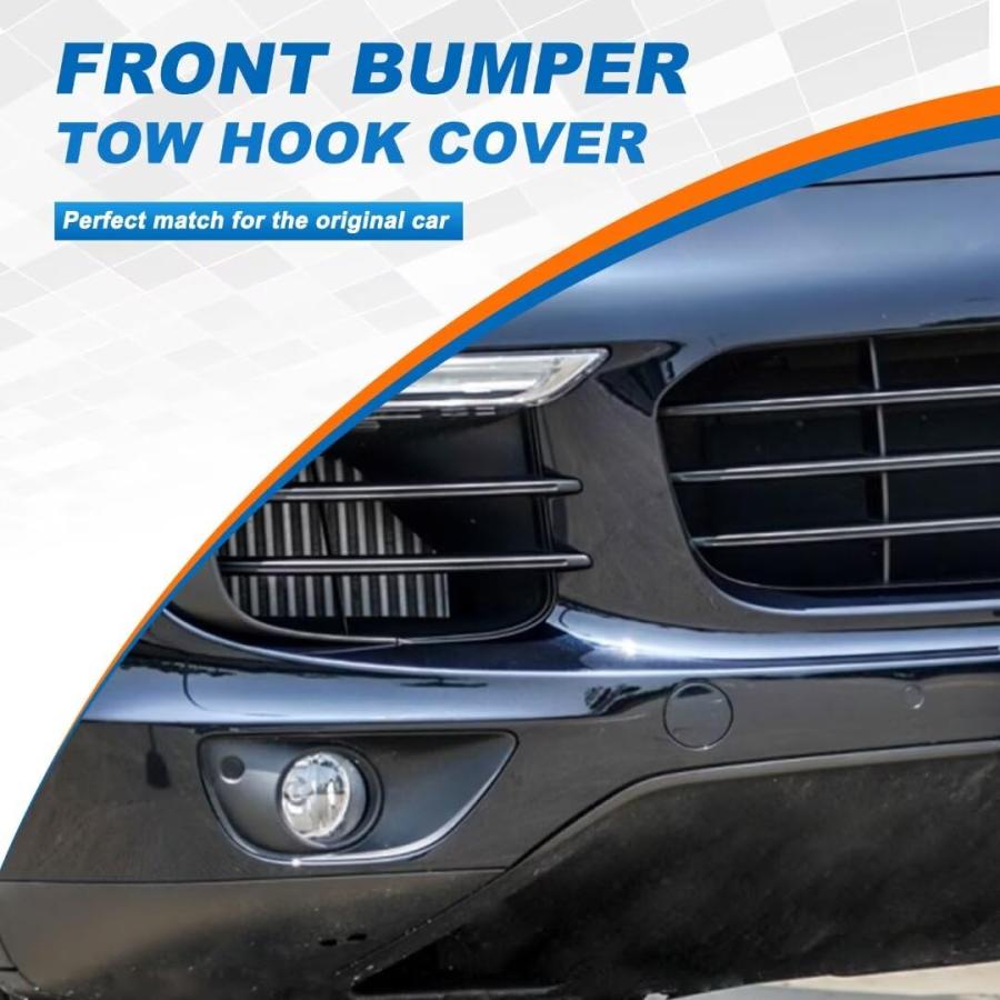 【並行輸入品】Front Bumper Tow Hook Cover Cap Towing Eye for Porsche Cayenne 9_3