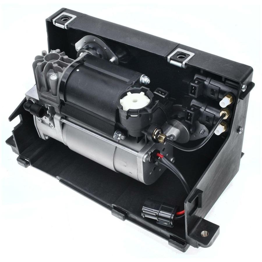 【並行輸入品】Ulsrkell Air Suspension Compressor with Bracket \u0026 Solenoid for Lの画像