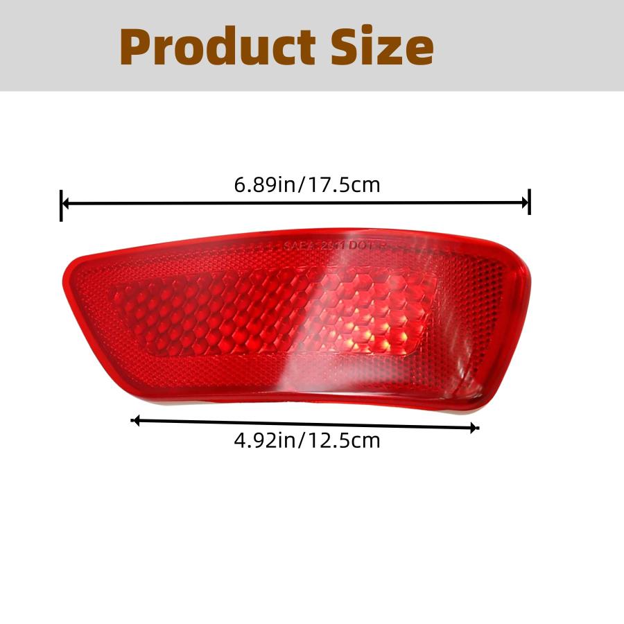 【並行輸入品】Narcilors 57010721AC Rear Bumper Trim Reflector Lights Replaceme_6