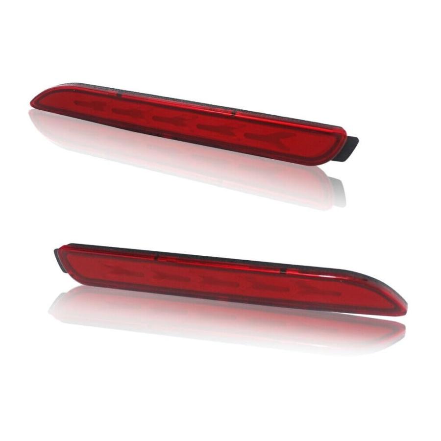 【並行輸入品】CPWYAXG 1pc Tail Light Assembly Rear Side Red Lens Bumper Reflec_3