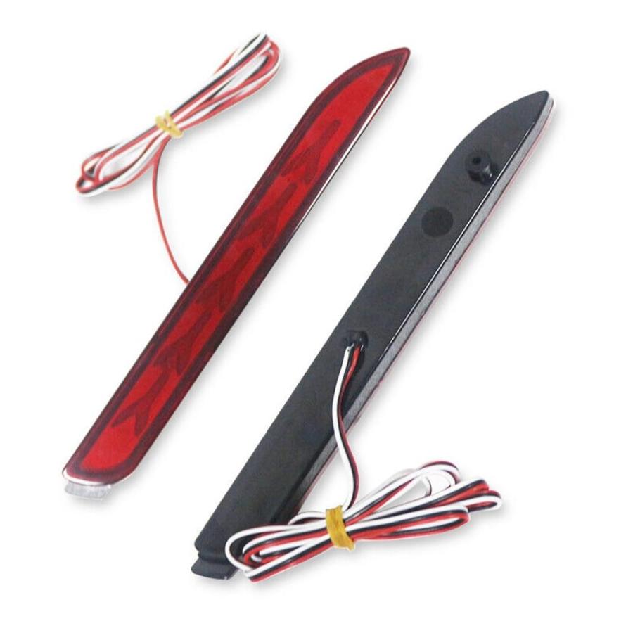 【並行輸入品】CPWYAXG 1pc Tail Light Assembly Rear Side Red Lens Bumper Reflec_9
