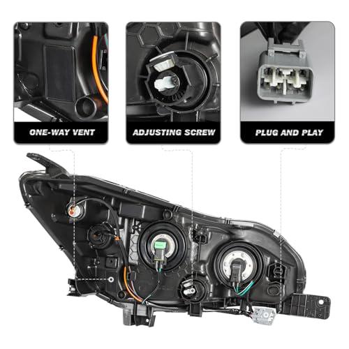 【並行輸入品】SOCKIR Headlight Assembly Compatible with 2017 2022 Subaru Impre_7
