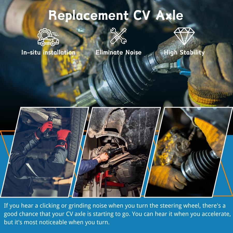 並行輸入品】Axle Front, Axle Shaft Constant Velocity CV Joint