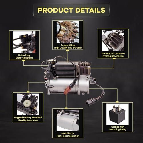 【並行輸入品】UUFHENW Air Compressor Suspension Pump 4 Door Front Left Rear Riの画像