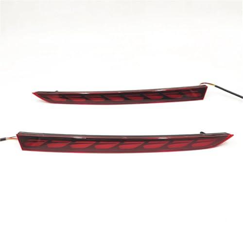 【並行輸入品】Rear Bumper Reflector Lamp Red 2PCS Compatible For BMW M3 F30 F8
