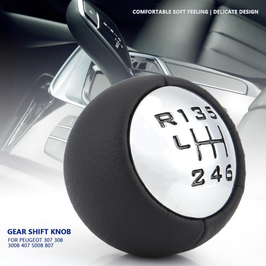 【並行輸入品】Car Shift Knob，Gear Shifter Knob，Manual Shift Knob，Car 6 Speed G_3