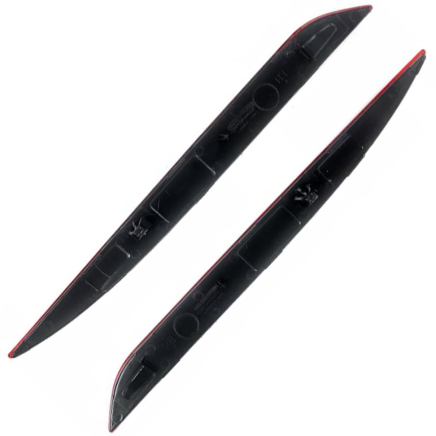 【並行輸入品】YOMTOVM Rear Bumper Reflector， ABS Red Tail Bumper Reflector， Co_3
