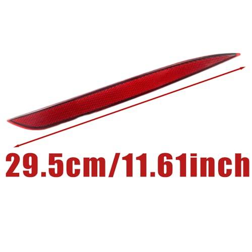 【並行輸入品】YOMTOVM Rear Bumper Reflector， ABS Red Tail Bumper Reflector， Co_7