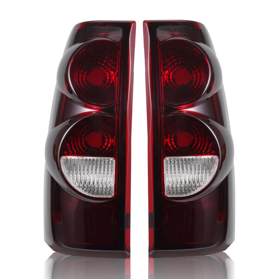 【並行輸入品】 PAANLOK Tail Light Assembly Pair Without Bulbs for 1999 2007 Che
