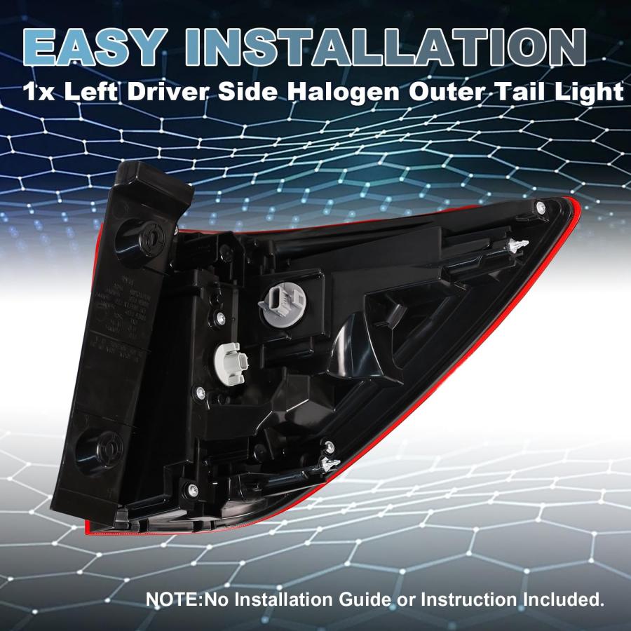 【並行輸入品】 Sheraho Tail Light Compatible with 2019 2022 Honda HRV HR V Repl