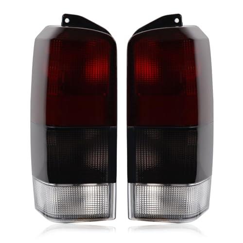 【並行輸入品】 CONLLCON Tail lights Assembly Compatible with 1997 2001 Jeep Che