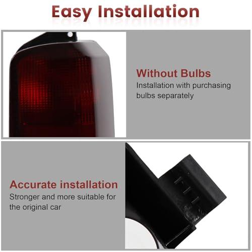 【並行輸入品】 CONLLCON Tail lights Assembly Compatible with 1997 2001 Jeep Che