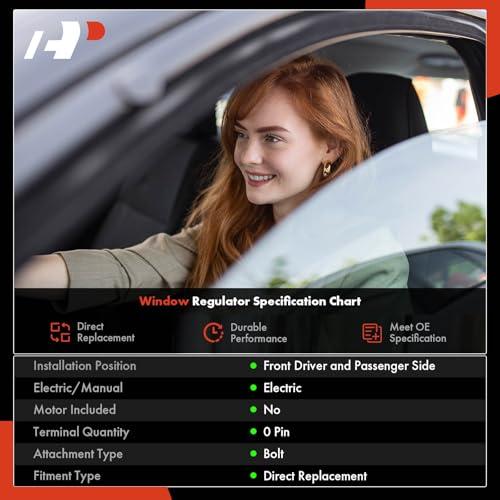 【並行輸入品】A Premium フロントドライバーと助手席側電動パワーウィンドウレギュレーター モーターなし Kia Optima 2016の画像