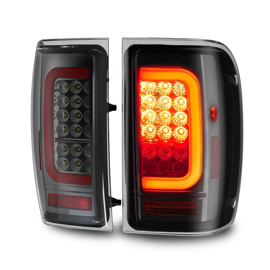 【並行輸入品】 Daikokuya Full Led Tail Lights Compatible with 2001 2011 Ford Ra