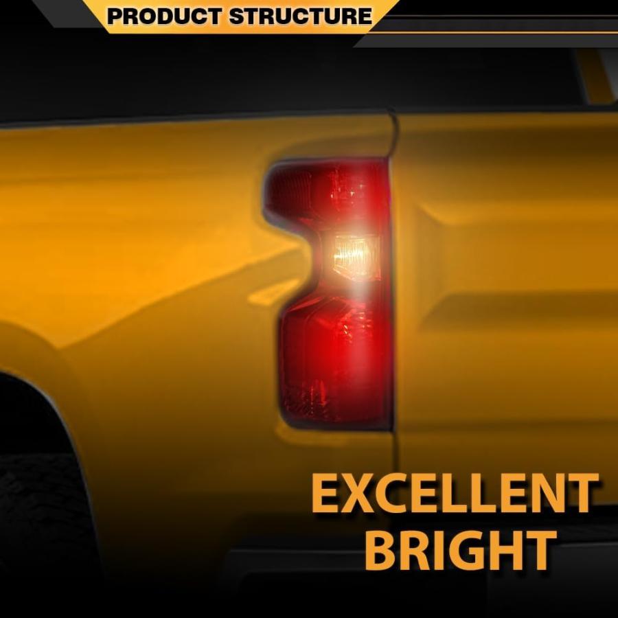 【並行輸入品】 CNNELL Tail Light Rear Lights AssemblyCompatible with 2019 2021