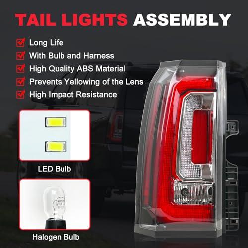 【並行輸入品】 LED Tail Lights Replacement Compatible With 2015 2016 2017 2018