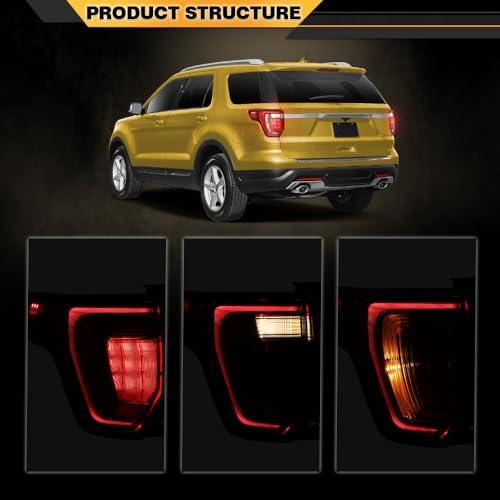 【並行輸入品】 Tail Light Assembly Rear Brake Lamp Left \u0026 Right Side Compatible