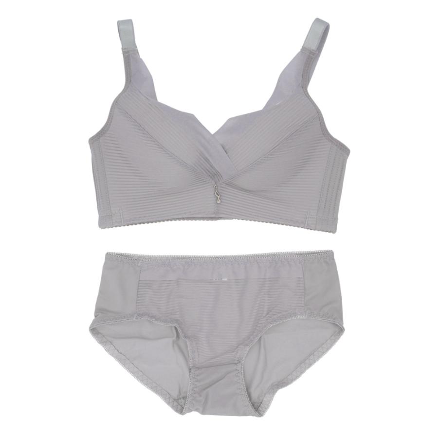 ☆ グレー 70A/70B ブラジャー ショーツ セット 通販 ブラショーツ
