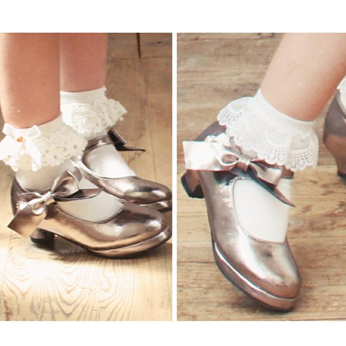 ☆ シルバー ☆ 16cm ☆ カミーユヒールパンプス キッズ フォーマルシューズ 女の子 ドレスシューズ 07021902 フォーマル靴 パンプス_7