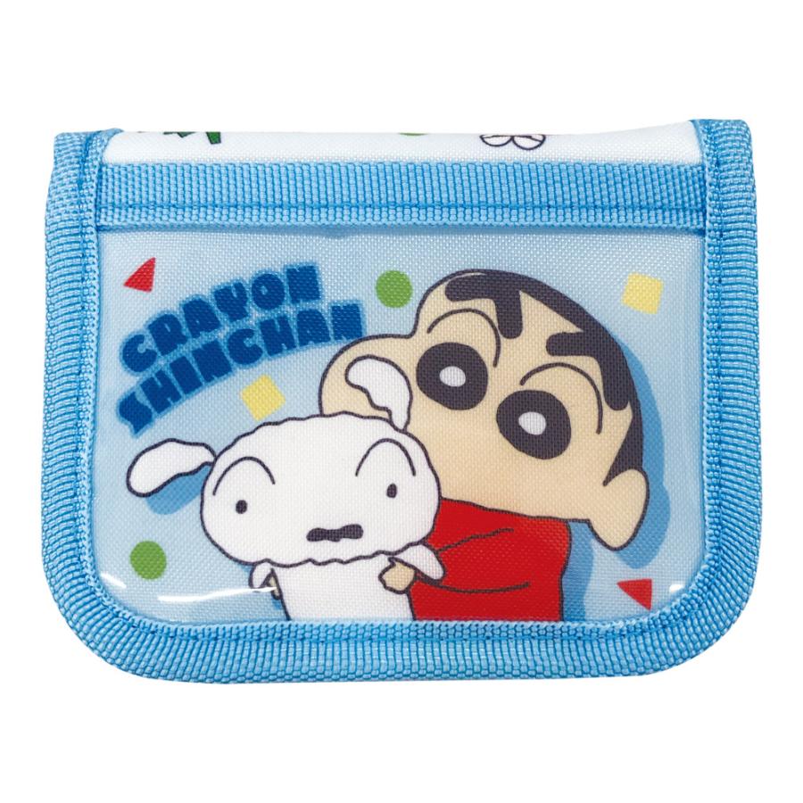 ☆ クレヨンしんちゃんブルー キャラクター ウォレット キッズ お財布