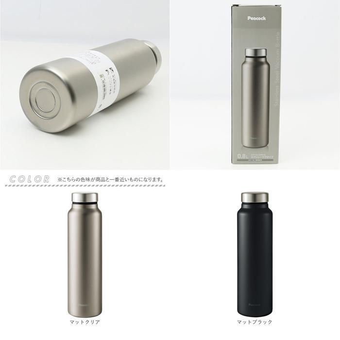 ☆ マットクリア ステンレスボトル スクリューマグタイプ AKY-80