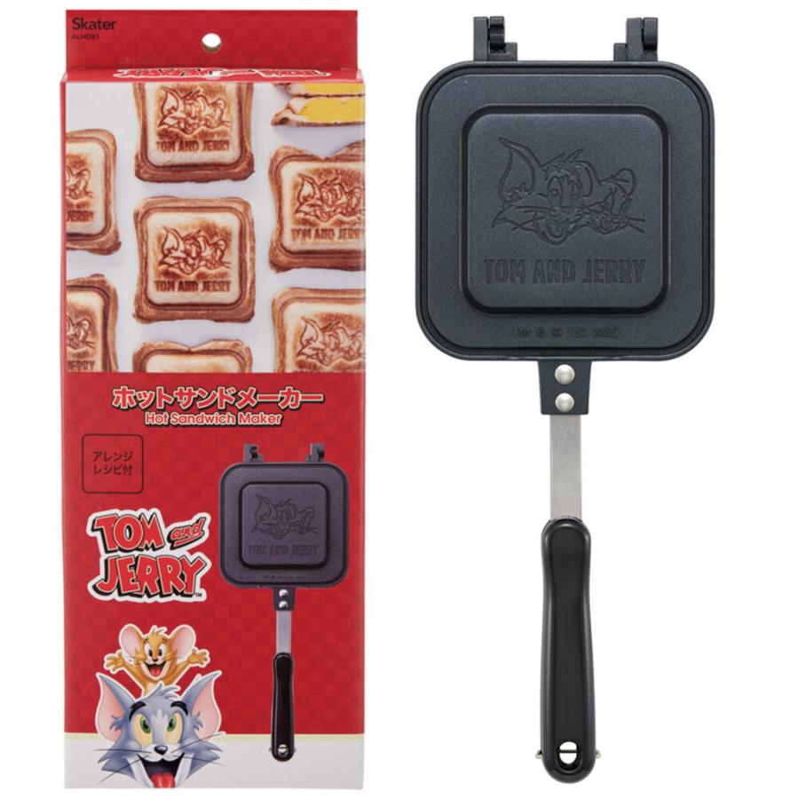 ☆ トム＆ジェリー ☆ キャラクター アルミ製ホットサンドパン ALHOS1 ホットサンドメーカー 直火 キャラクター グッズ ホットサンド焼き器 | ブランド登録なし