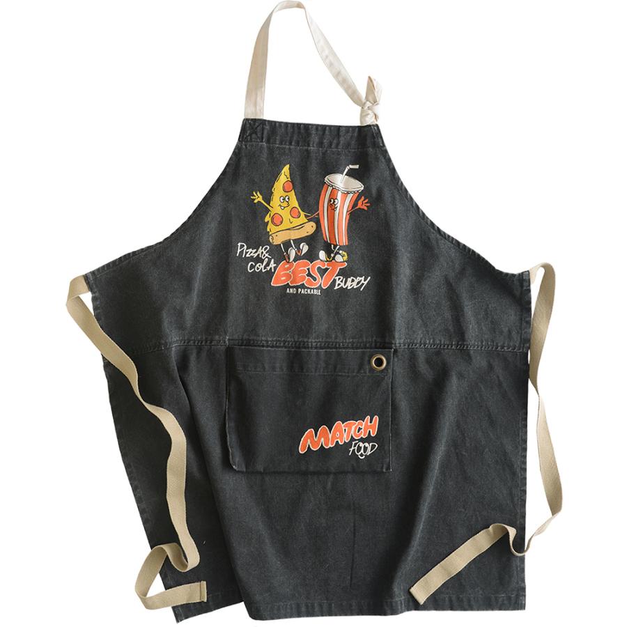 ☆ ピザ＆コーラBK アンドパッカブル andpackable エプロン おしゃれ