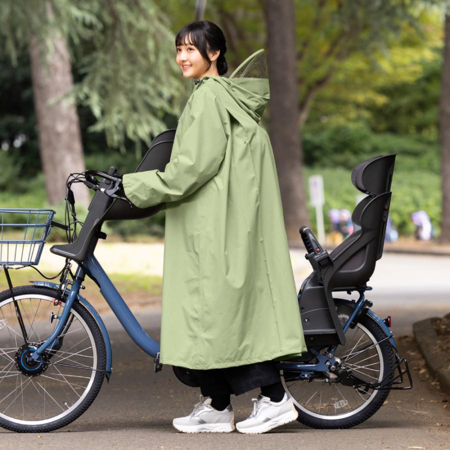 未使用品　 peak レインコート オリーブグリーン　Lサイズ ☆ Lカーキ Actual PRODUCTS AP フーディ・サイクルコート レイン