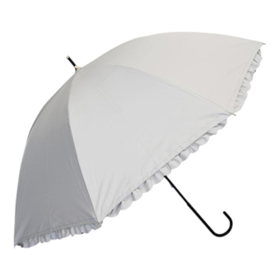 ☆ 6722オフ白 ATTAIN 晴雨兼用手開き 長傘 55cm 晴雨兼用傘 遮熱