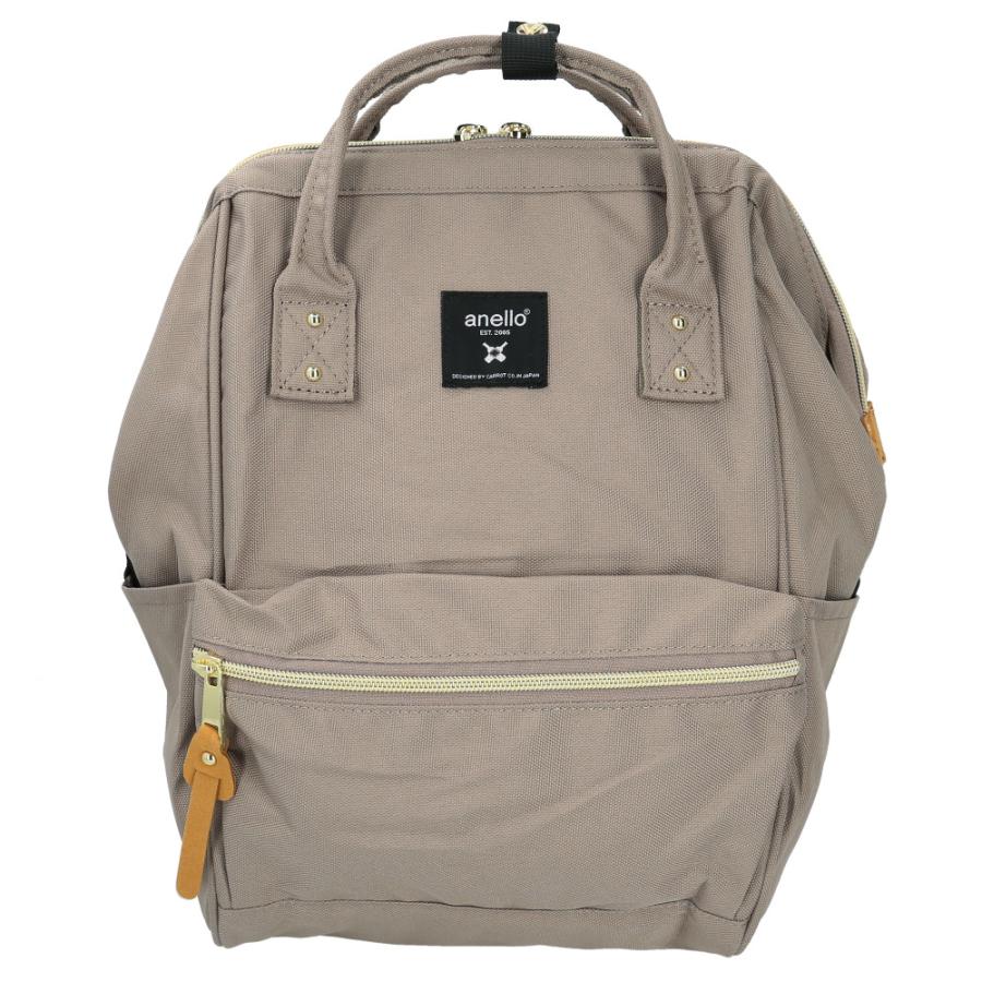 ☆ GBE.グレーベージュ anello アネロ クロスボトル撥水口金リュックS