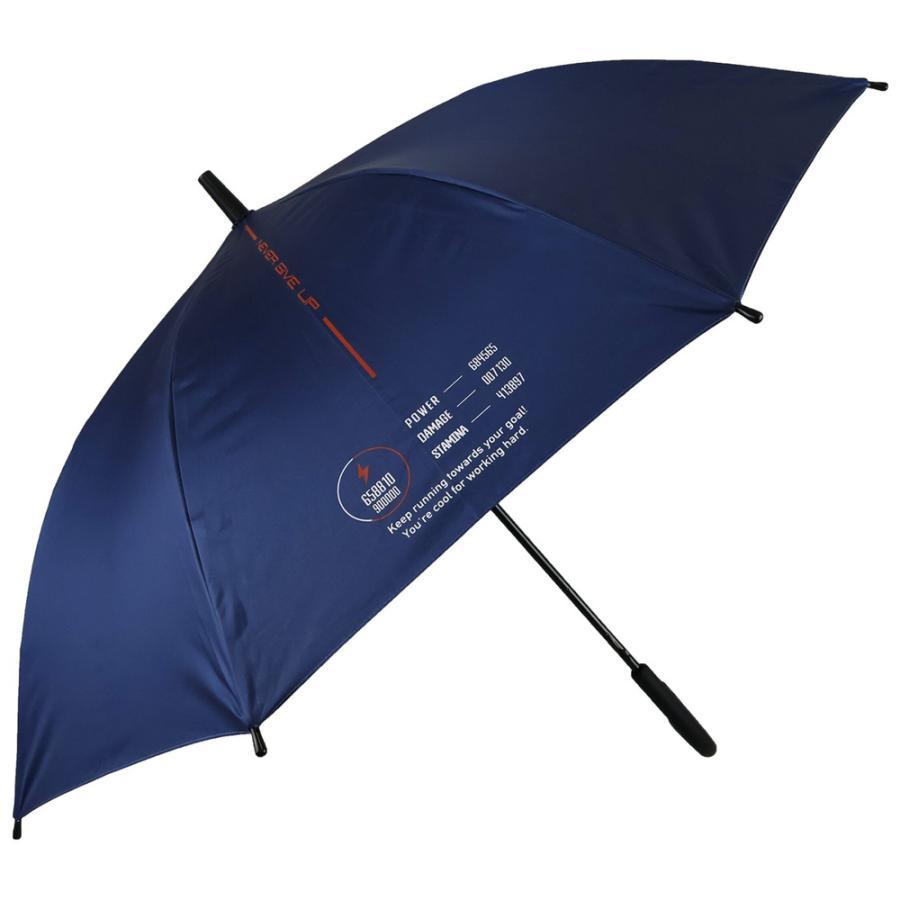超美品　超希少　ルイフェロー　晴雨兼用　長傘　ネイビー　レッド　ロゴ ☆ ネイビー ATTAIN キッズ 晴雨兼用 ジャンプ傘 傘 55cm 男の子