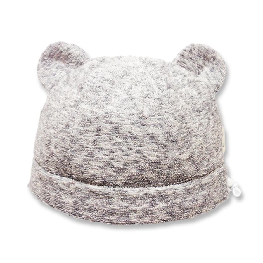 ☆ 杢グレー ☆ Sサイズ ☆ 調節クマワッチ くま耳 帽子 調節クマ耳ワッチ ベビー帽子 ベビー 男の子 女の子 ぼうし 赤ちゃん 子ども 子供 | 