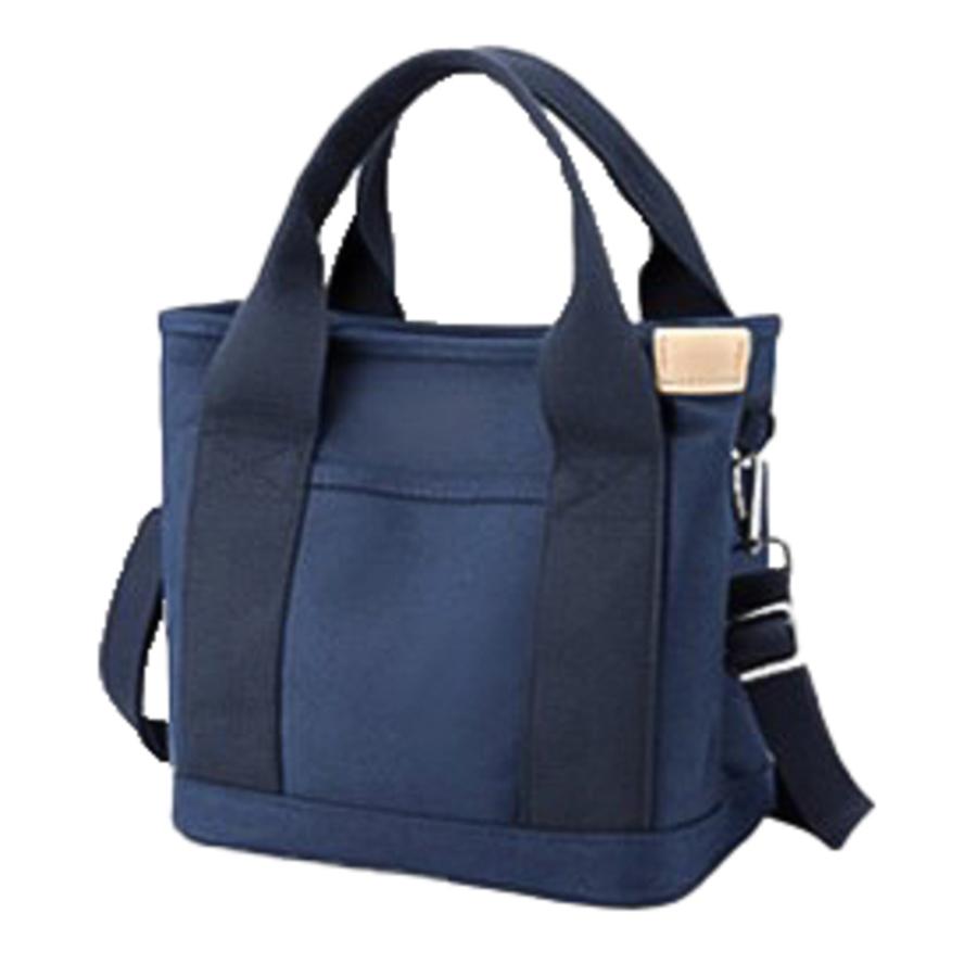 ☆ ネイビー CIARA 2WAY ミニショルダーバッグ トートバッグ