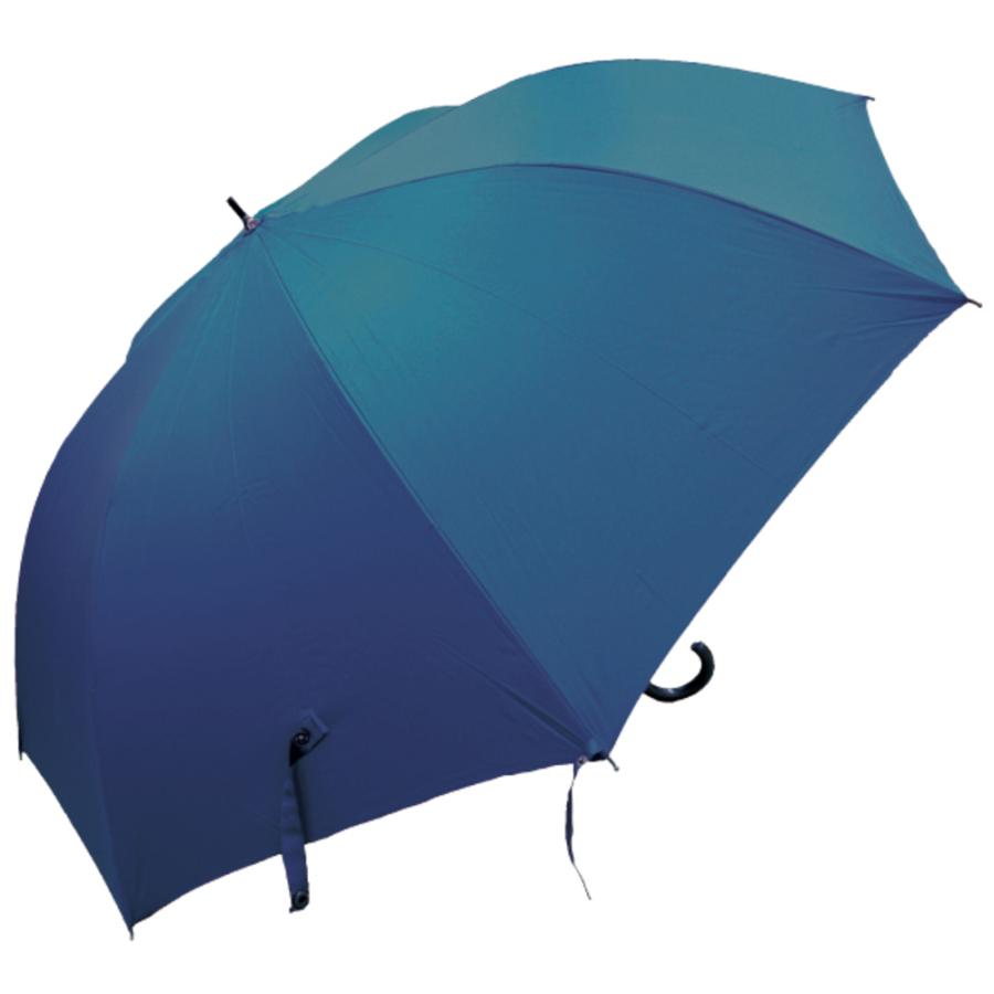 ☆ ML8010ネイビー BIG＆WIND UMBRELLA 傘 メンズ 大きい 80cm 長傘