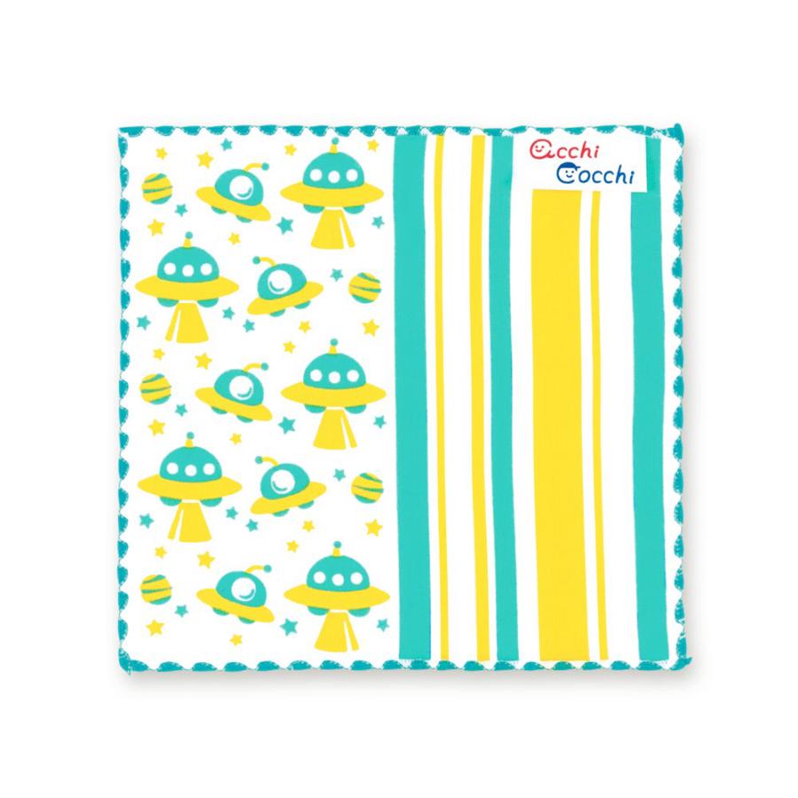 ☆UFO ミニハンカチ 子ども ハンカチ 子供 ミニタオルハンカチ 男の子 女の子 子ども ミニ 小さめ タオルハンカチ ハンカチタオル