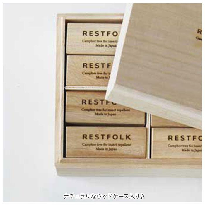 ☆ 24個 ☆ CAMPHOR カンフル ツリーブロック 24pcs restfolk カンフル ブロック 24個 楠 虫除け 防虫剤 レストフォーク 消臭材｜lucky13｜06