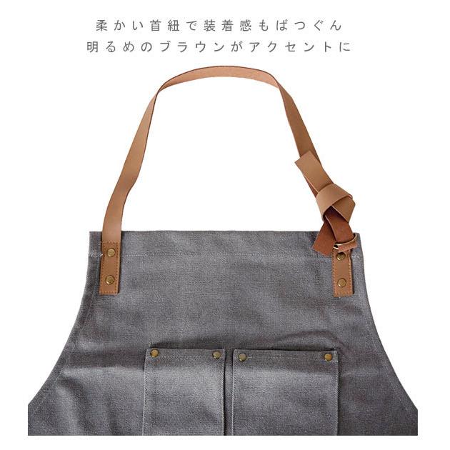 ☆ グレー エプロン メンズ おしゃれ 通販 キャンプ バーベキュー BBQ キャンバス 保育士 介護士 ワークエプロン シンプル アウトドア 男 | ブランド登録なし | 06