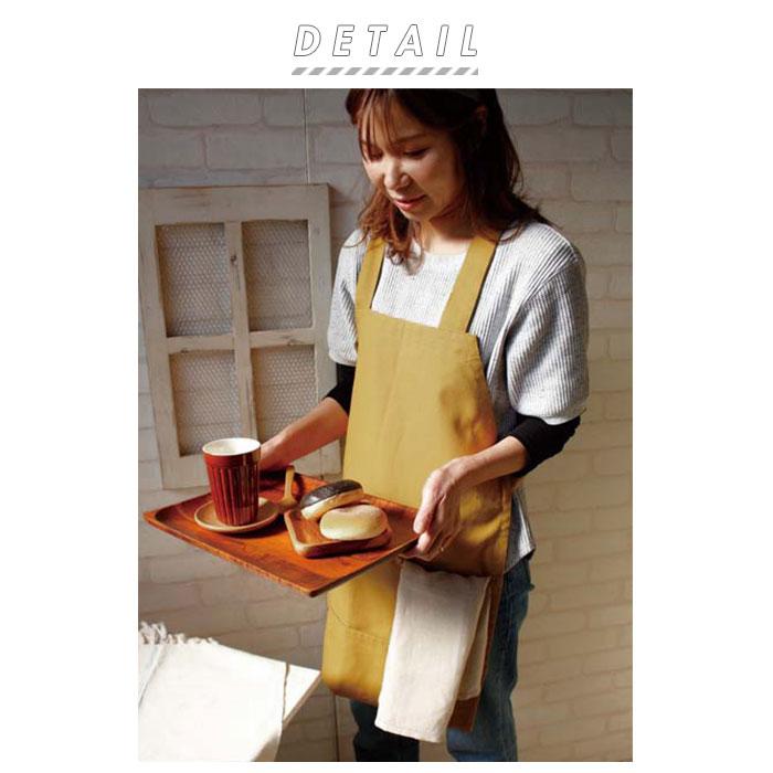 ☆ チャコール エプロン おしゃれ 通販 メンズ ナチュラル 男女兼用 黒 ブラック 10オンス バッククロス カフェエプロン DIY ワークエプロ | ブランド登録なし | 03