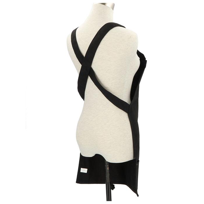 ☆ チャコール エプロン おしゃれ 通販 メンズ ナチュラル 男女兼用 黒 ブラック 10オンス バッククロス カフェエプロン DIY ワークエプロ | ブランド登録なし | 06