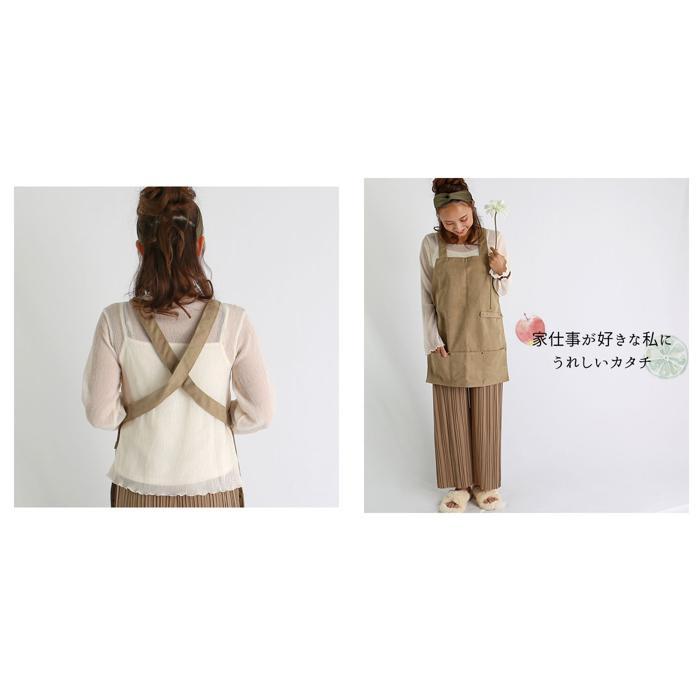 ☆ グレー エプロン おしゃれ 通販 メンズ ナチュラル 男女兼用 厚手 20オンス バッククロス カフェエプロン DIY ワークエプロン 普段使い | ブランド登録なし | 08