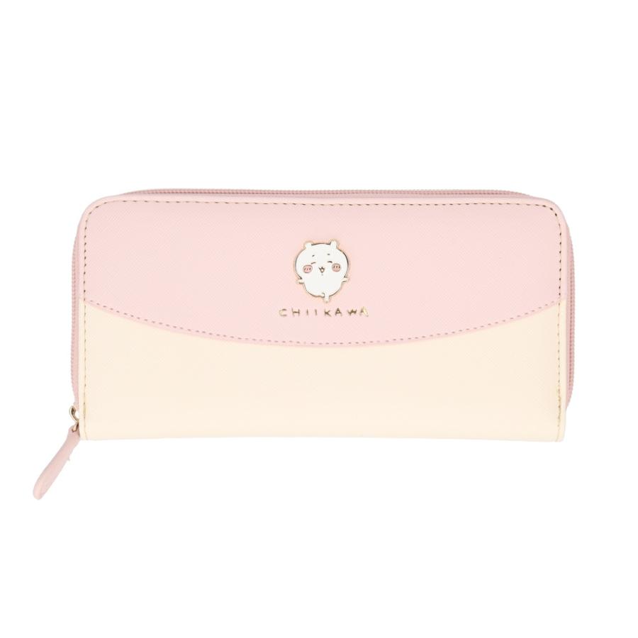 ☆ ピンク ちいかわ 長財布 財布 ロングウォレット レディース 大容量