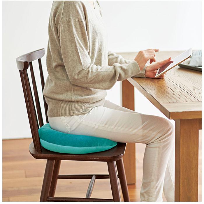 ☆ グレージュ 骨盤円座クッション 円座クッション 低反発