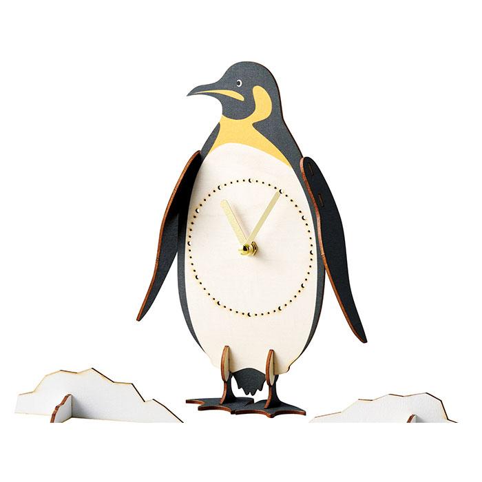 ☆ レッサーパンダ アニマル クロックパズル 立体パズル 木製 時計