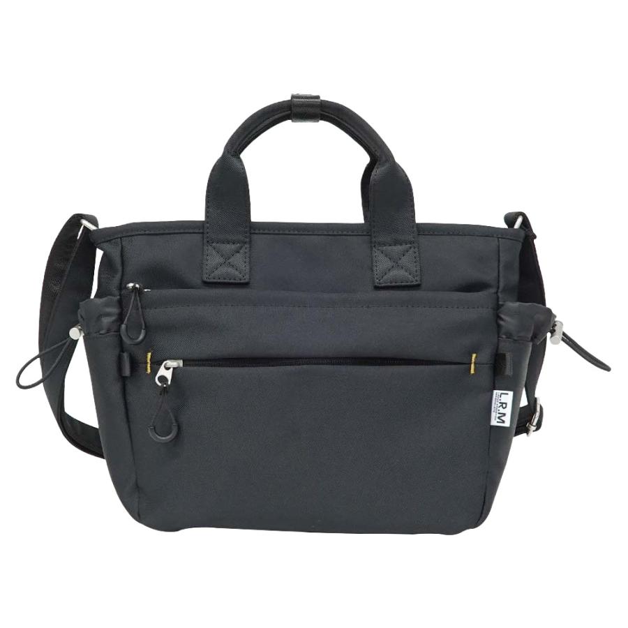 ☆ ブラック L.R.M 隠しジップ2WAY手提げショルダー LRM バッグ CMK 