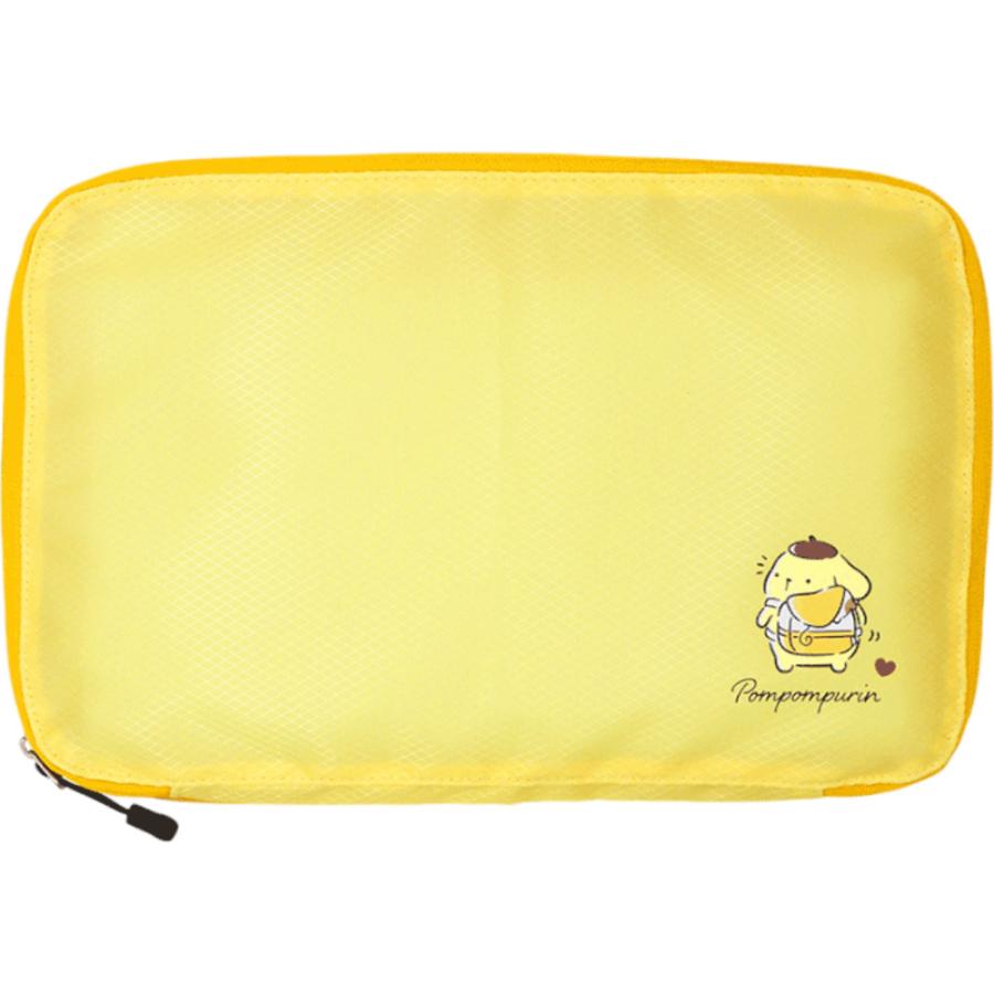 ☆ ポムポムプリン ☆ キャラクター 衣類圧縮バッグMサイズ 衣類圧縮ポーチ 圧縮ポーチ 圧縮袋 圧縮 トラベル 旅行 衣類圧縮バッグ 収納袋 | 