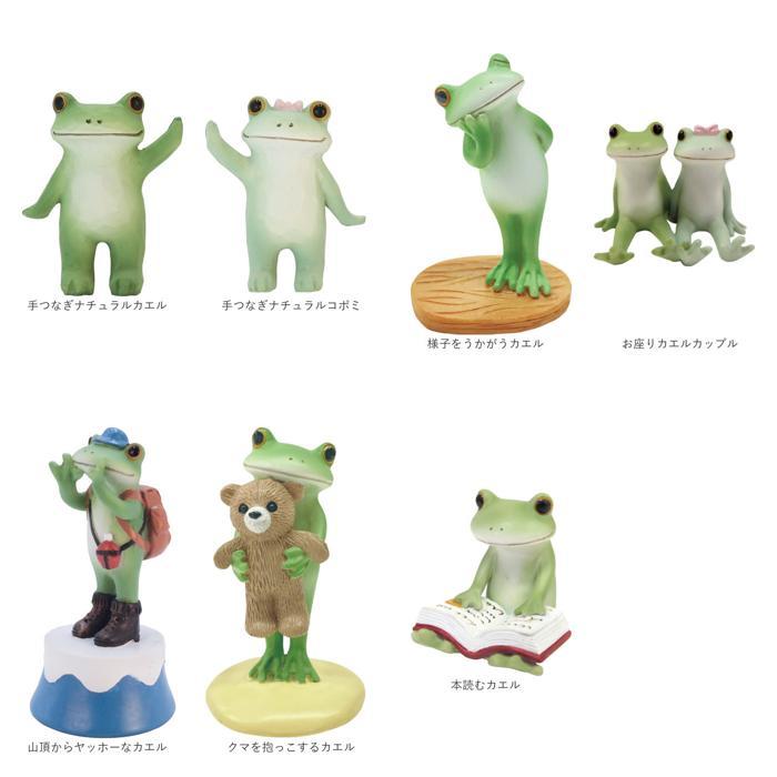 ☆ 様子をうかがうカエル ☆ Copeau コポー カエルの置物 カエル 置物 蛙 かえる 置き物 おきもの 玄関 トイレ ガーデニング |  | 09