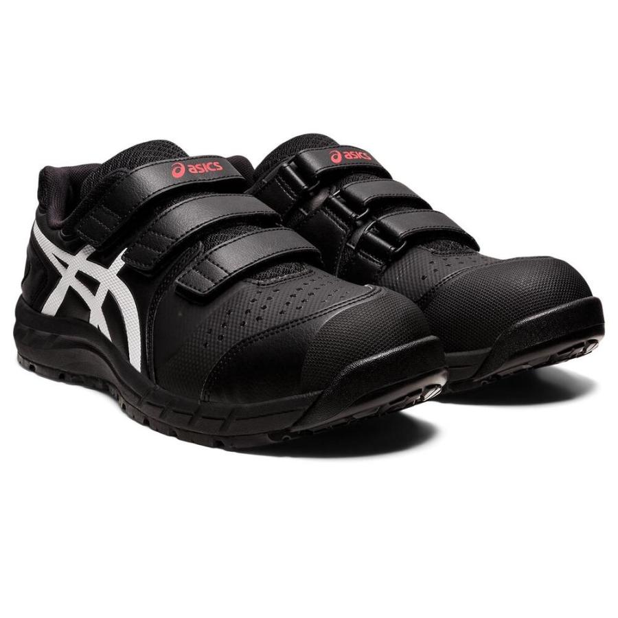 ☆ ブラックxホワイト 23cm asics 安全靴 cp112 アシックス CP112 作業