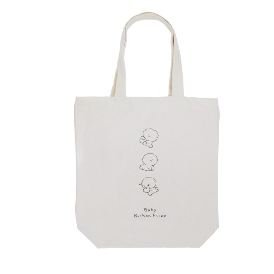 ☆ ビションフリーゼ 縦型トレンドトートバッグ 縦型 トートバッグ