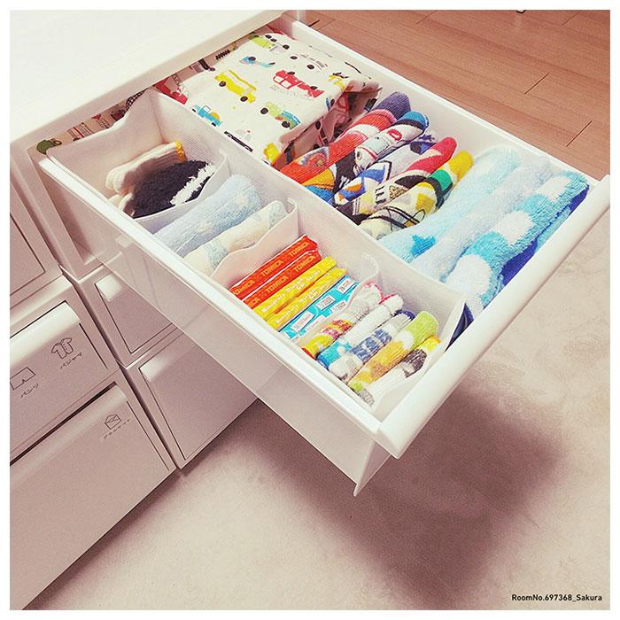 ライクイット 収納ケース セット ストーングレー ☆ オールグレー like-it クローゼットシステムセット S 4個組 収納